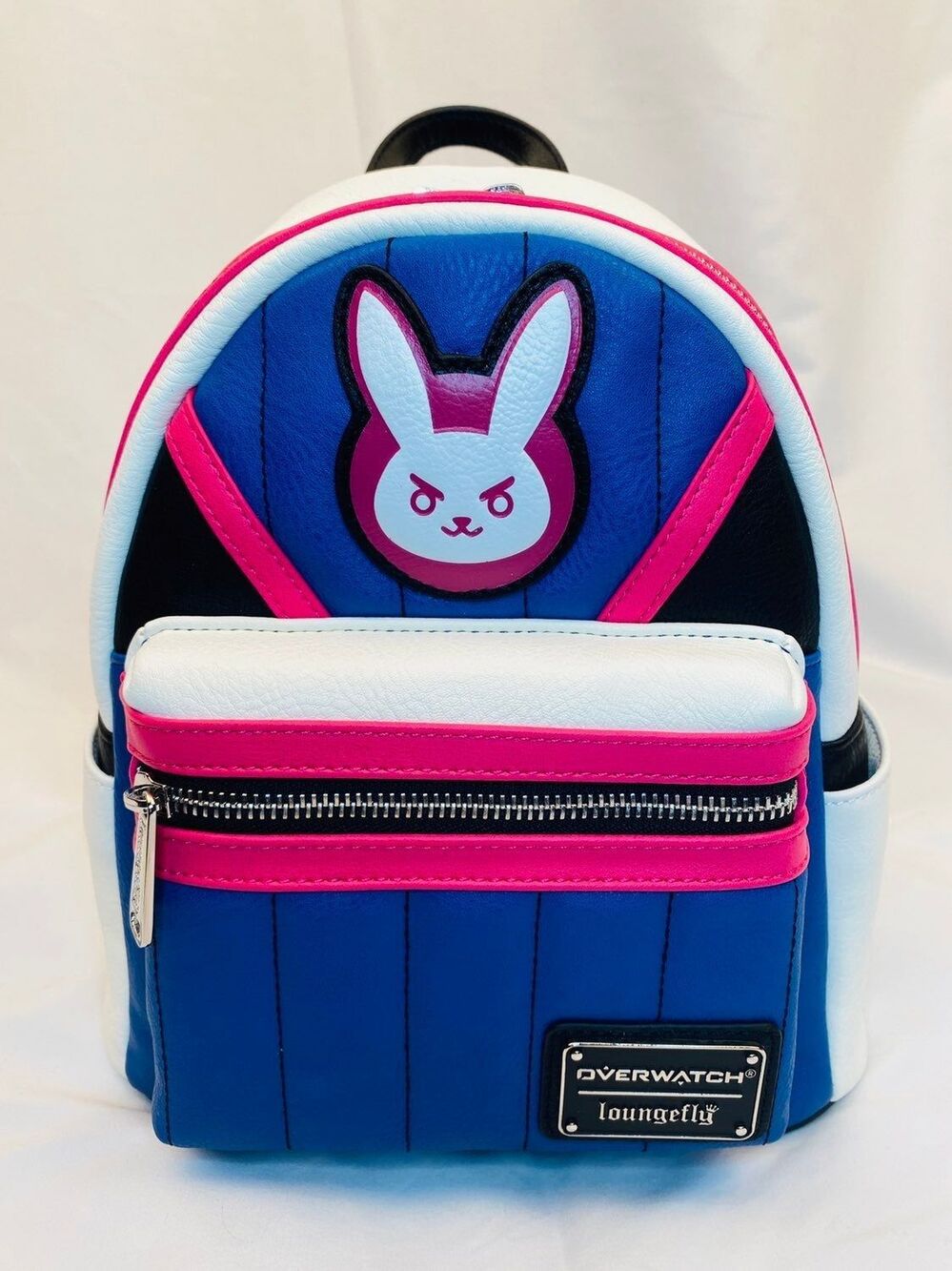 VERY RARE Loungefly Overwatch D.Va Dva Gamer Bunny Rabbit Mini Backpack Bag NWT